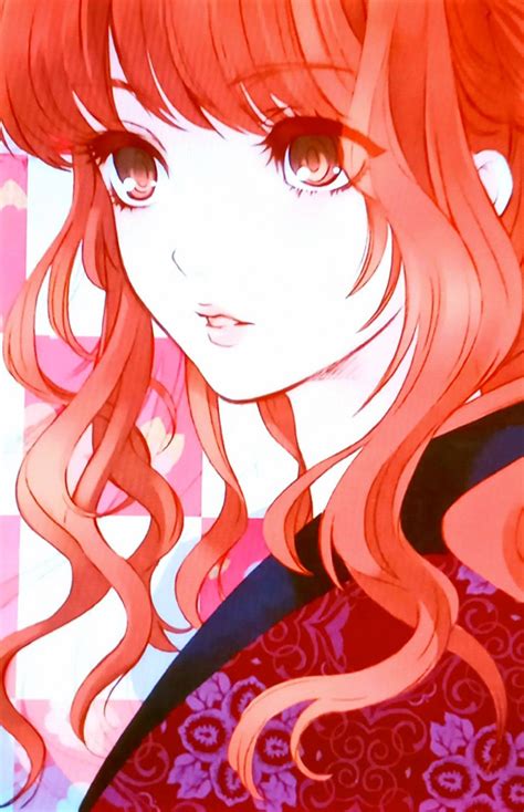 Beautiful brown haired girl leaning on poker chips and looking at camera isolated on black. Pin on Anime