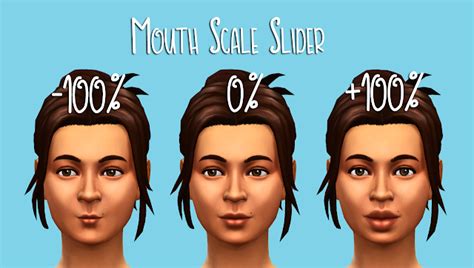 4 Sims Four Sims 4 Cas Sliders By Various Creators