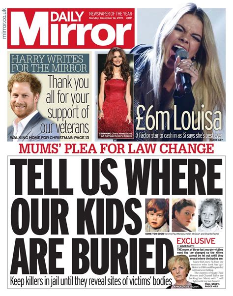 Daily Mirror 2015 12 14
