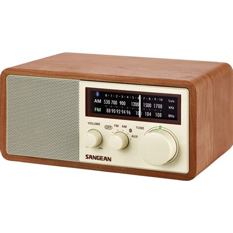 Sangean Wr 16 Am Fm Bluetooth Wooden Cabinet Radio