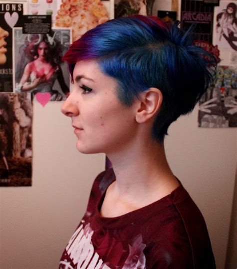 Use your gloved fingers to work the dye into your hair. Good Morning Angel.: Freshly Dyed Hair ~ rainbow warrior.