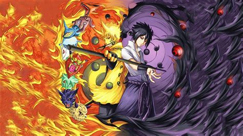 35 Naruto Vs Sasuke Final Battle Wallpaper ~ Ameliakirk