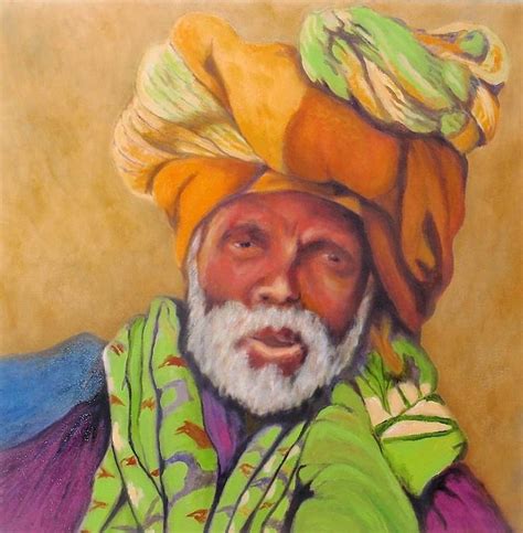 Ethiopian Khat User Painting By Susan Hall Fine Art America