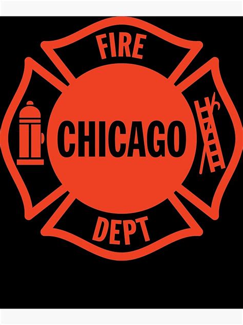 Chicago Fire Department Classic T Shirtpng Poster For Sale By