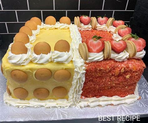 Banana Pudding And Strawberry Shortcake Cake Best Recipe