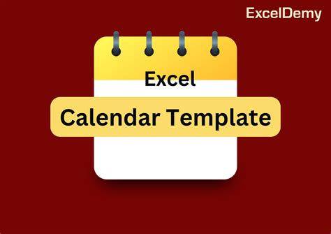 excel calendar template exceldemy