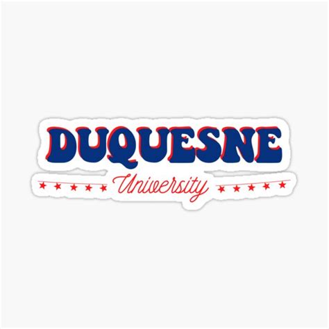 Duquesne University Sticker Sticker For Sale By Ngp1 Redbubble