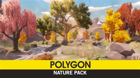 3d Asset Animated Polygon Nature Pack Cgtrader