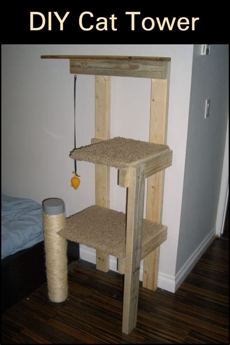 Diy Cat Tower Diy Cat Tower Classy Cat Tower Cat Tower