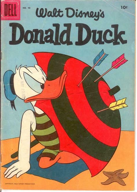Donald Duck 48 Vg July Aug 1956 Comics Book Donald Duck Comic