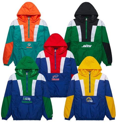 Iconic 90s Starter Nfl Pullover Jackets Return In Limited Edition Run