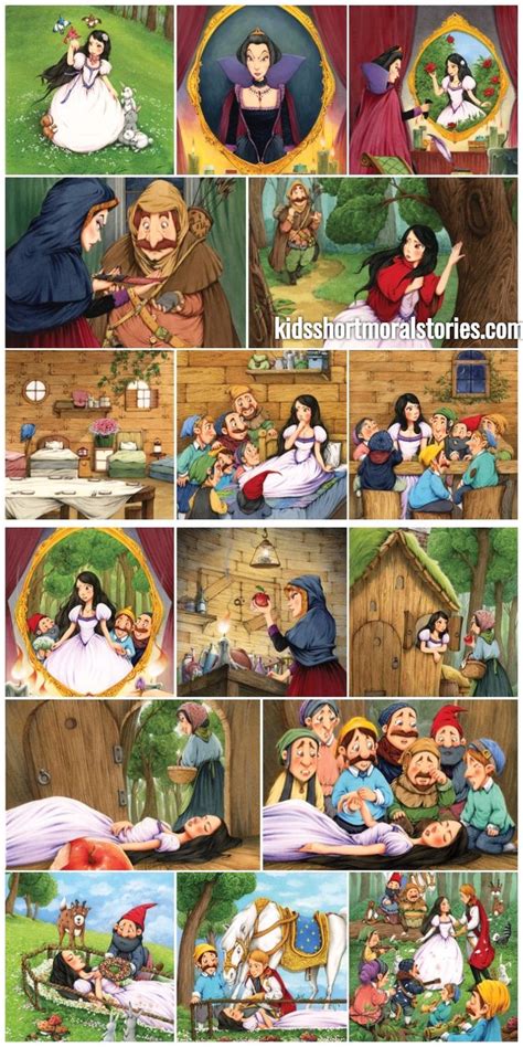 Snow White And The Seven Dwarfs Short Story Picture Story Writing