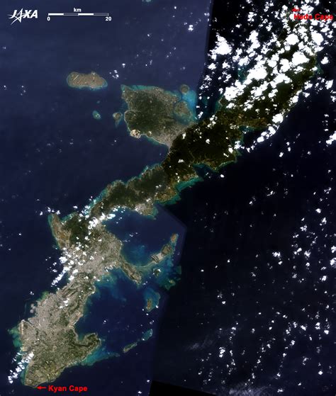 Ryukyu Kingdom Governed By Courtesy Okinawa Main Island 2008 Jaxa