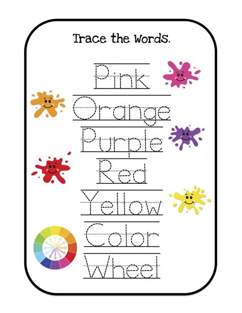 Preschool Worksheets Preschool Worksheets A Full Color Tracing Book