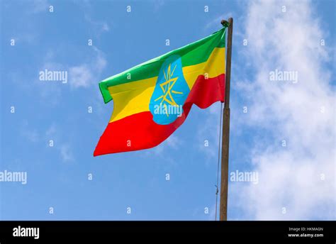 Ethiopia National Flag Stock Photo Alamy