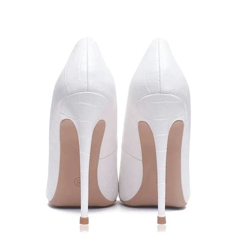 genshuo high heels women pumps sexy pointed toe 4 7 inch 12cm stiletto £33 ebay
