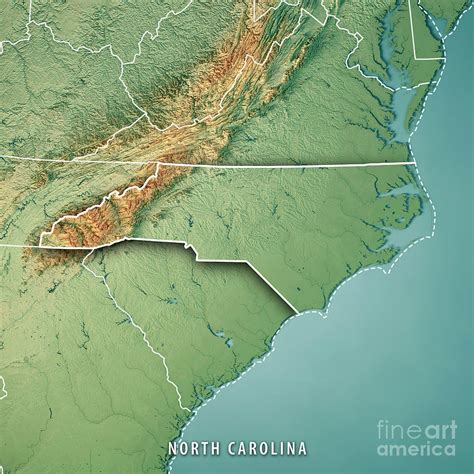 Nc Mountain Topographic Map