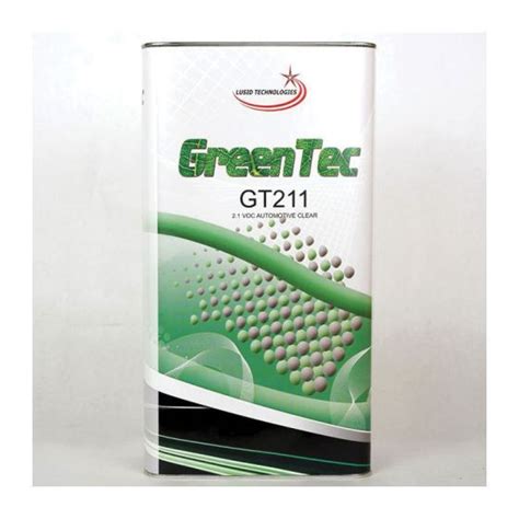 Gtcgt211 Greentec Premium Automotive Euro Style Clear Coat 5 L Low