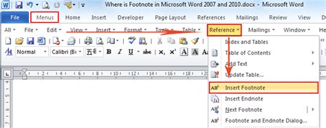 You can insert or show footnotes and endnote in word document using this guide. Where is the Footnote in Microsoft Word 2007, 2010, 2013 ...