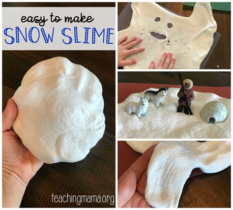 Snow Slime Recipe This Slime Recipe Is So Great It Has A Neat