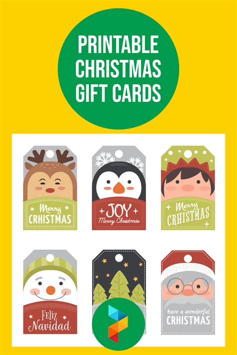10 Best Printable Christmas T Cards