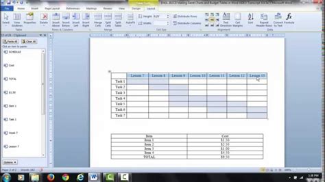 In essence, they can be used as a comprehensive timeline for project management. Gantt Charts and Tables in Word VIDEO 1: Insert; Plot ...