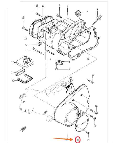 Схемы электропроводки на yamaha jog. Wiring Diagram Yamaha V50