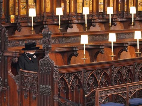 A Harrowing Photo Of The Queen Sitting Alone At Prince Philips Funeral