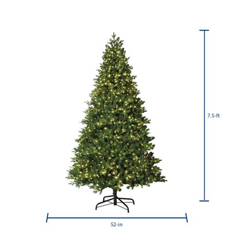 holiday living 7 5 ft pre lit crystal artificial christmas tree with 1200 constant warm white