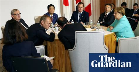 G7 Summit Opens In Japan In Pictures World News The Guardian