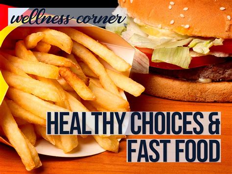 Cmac Wellness Corner Fast Food