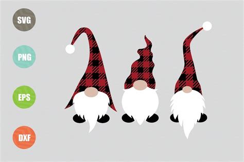 Christmas Gnomes Svg File 390170 Svgs Design Bundles Christmas