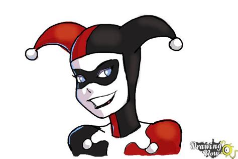 How To Draw Harley Quinn Drawingnow