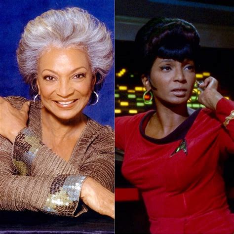 Nichelle Nichols Who Played As Communications Officer Uhura In Tos Star Trek Original Series
