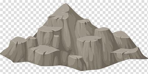 Brown Mountain Illustration Rock Animation Mountain Transparent