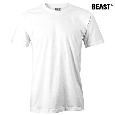 Cotton White Mens Crew Neck T Shirt Premium Menswear At Best Value