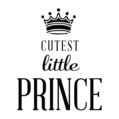 Svg Cut File Digital Download Cutest Little Prince Graphic Etsy