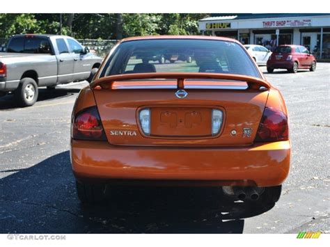 2005 Volcanic Orange Nissan Sentra Se R Spec V 72040460 Photo 5
