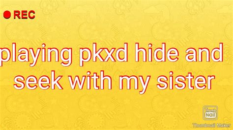 playing pkxd hide and seek with my sister 😎😎😎😎 youtube