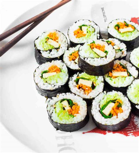 Easy Vegan Sushi Rolls Gluten Free Blooming Nolwenn