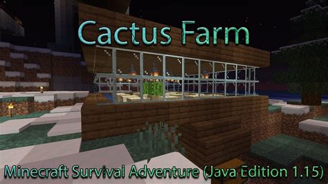 You can raise it up as high as you want! Cactus Farm & Dying Some Sheep - Minecraft Survival ...