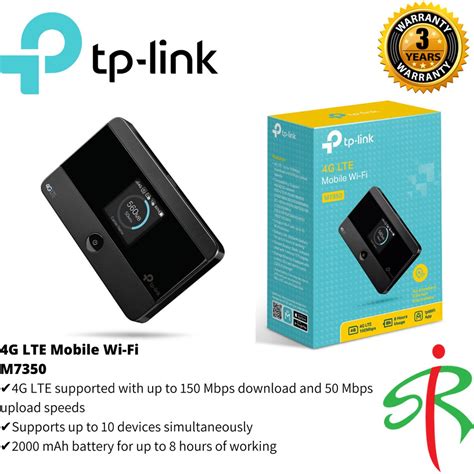 Tp Link 4g Lte Mifi Portable Wireless Wifi Direct Sim Modem Router