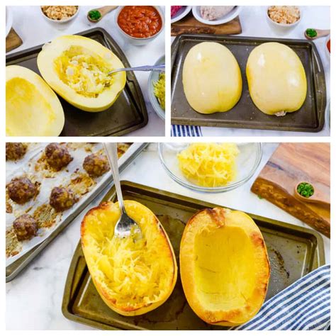 Spaghetti Squash And Meatballs That Low Carb Life