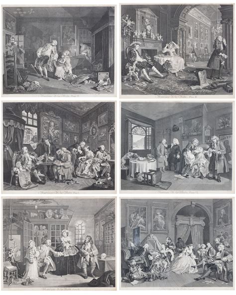After William Hogarth 1697 1764 Marriage A La Mode Daprès William