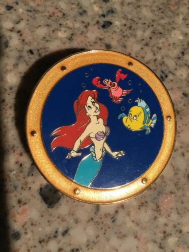 Little Mermaid Ariel And Friends Through A Porthole Le 1500 Disney Pin Ebay