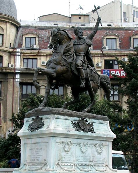The Statue Of Wallachian Prince Michael The Brave Mihai Voda Viteazul