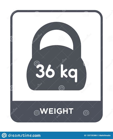 Weight Icon In Trendy Design Style. Weight Icon Isolated On White Background. Weight Vector Icon 