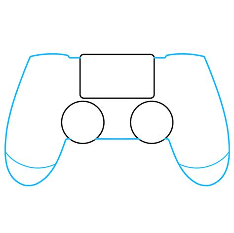How To Draw A Ps4 Controller Really Easy Drawing Tutorial Easy