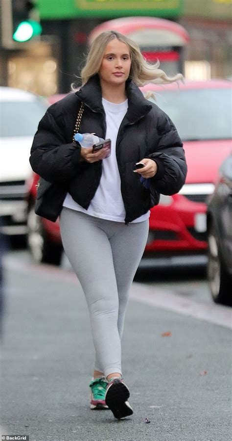 Pregnant Molly Mae Hague Covers Her Growing Bump In A Padded Coat And Gym Leggings Sound