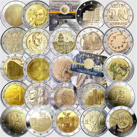 Monete Euro Collezione Completa 2 Euro Commemorativi 2017 25 Monete